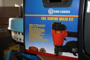 King Canada coil roofing nailer