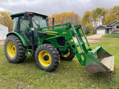 *2008 JD 5225 MFWD 56hp tractor