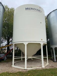 *Bin1: Meridian 16' 3400 Bushel epoxy coated hopper bottom bin