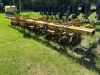 *Alloway 8 row 30" 3PT cultivator - 3