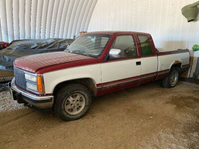 *1992 GMC SLE ext cab 2wd truck